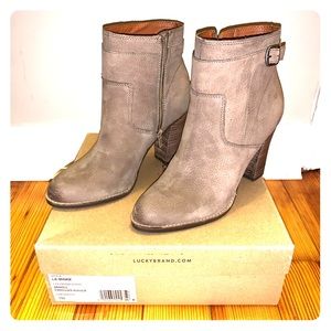 Lucky brand booties, size 7